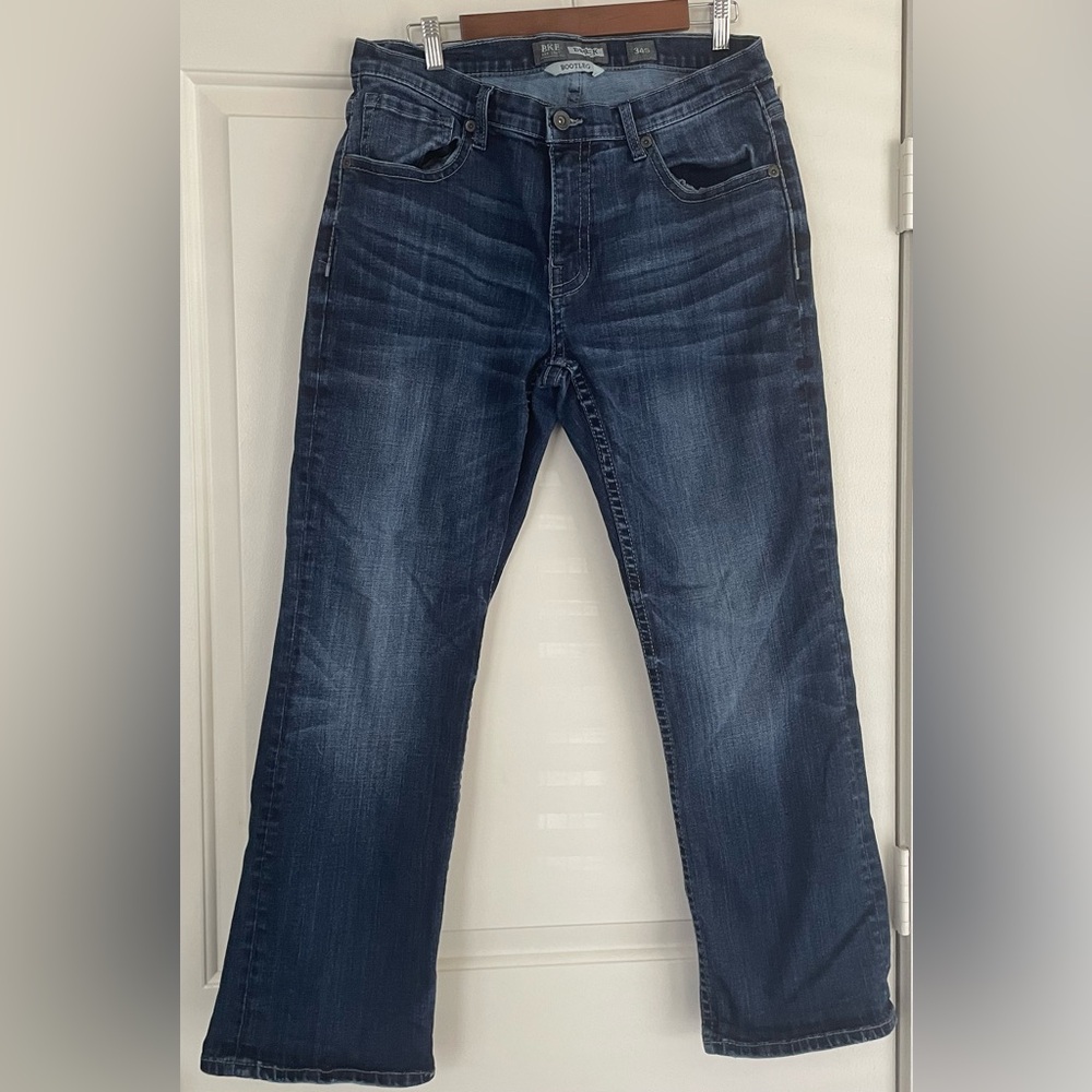 BKE Derek Dark Blue Bootcut Men’s Jeans